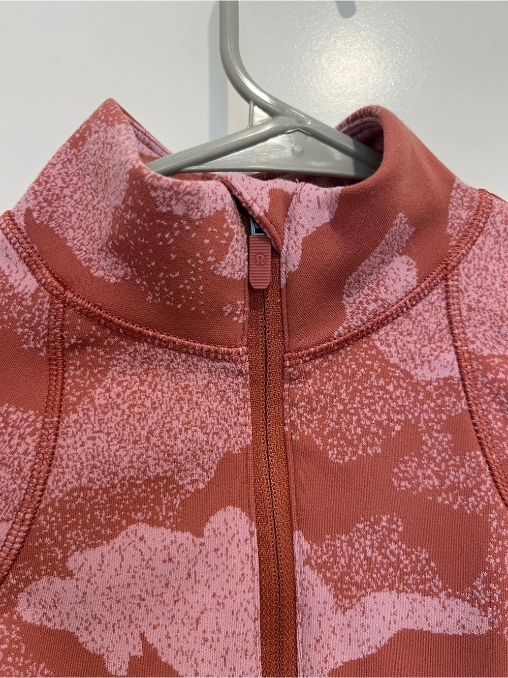 lululemon | Its Rulu Run Half-Zip Heritage Speckle Camo Jacquard, Size 4